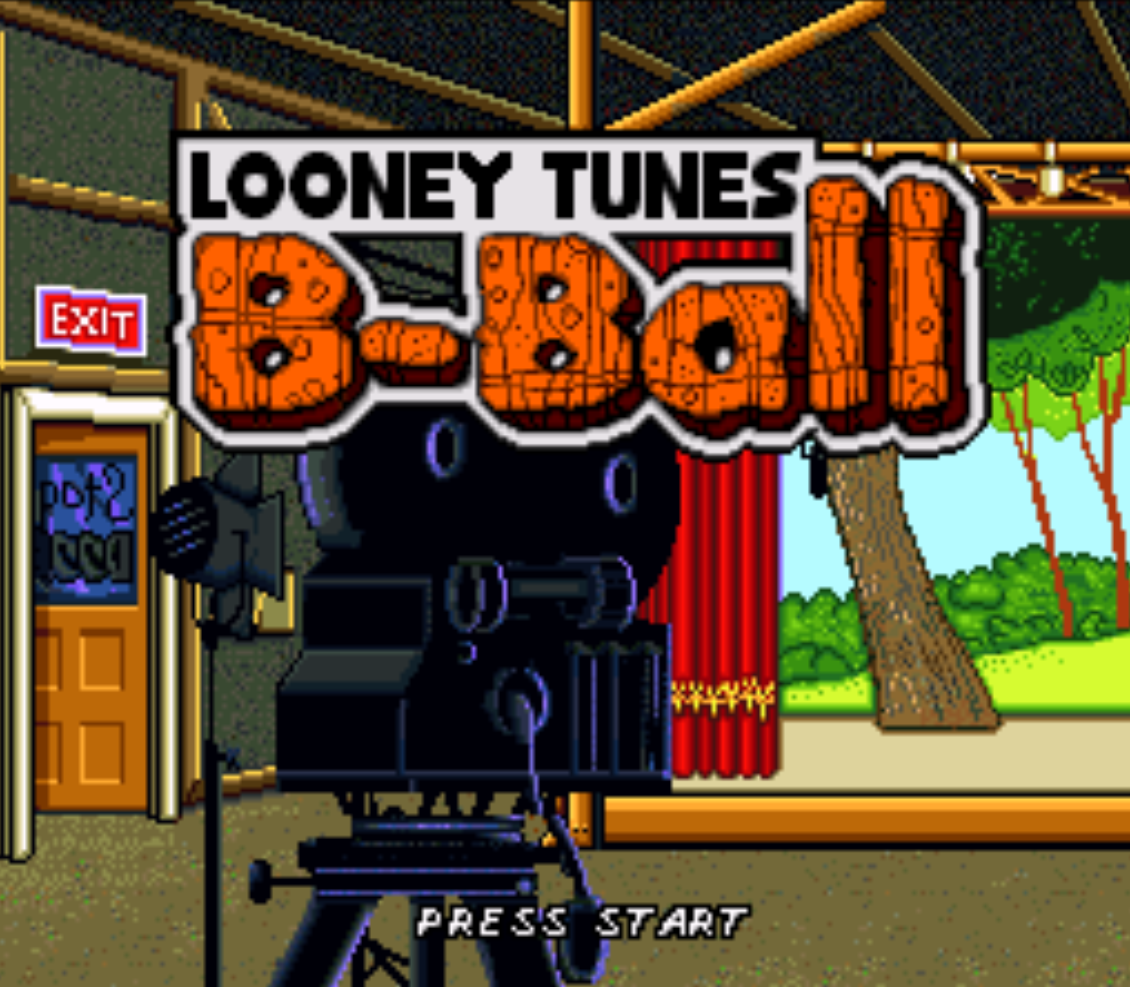 Looney Tunes B-Ball title Screen